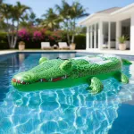 Colchoneta Cocodrilo Inflable Flotador Para Pileta Agua