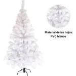 Arbolito De Navidad Arbolito Pino Blanco Tronador De Lujo 2.10m Decoración