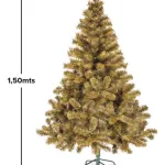 Arbol De Navidad Oregon De Lujo 1,50m Pie Metal Fabesa