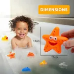 Set Animales De Goma Juguete Baño Muñecos Patito Hule Banera