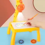 Mesa Didáctica Con Proyector De Dibujo Pizarra Con Fibras
