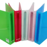 Carpeta Escolar Numero 3 Transparente X5 Unidades Colores N3