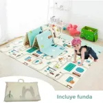 Alfombra Antigolpes Plegable Bebes Reversible 150x200cm