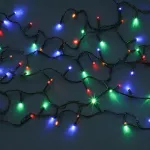 Luces De Navidad X100 A Pilas Luces Led Multicolor 10mts