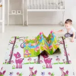 Alfombra Antigolpes Plegable Bebes Reversible 120x180cm