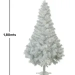 Arbol De Navidad Canadian Spruce Arbolito Pino Blanco Plata 1.80 Mts Con Base Plástica