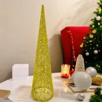 Pino Alambre Cono Navideño Decoración Adorno Navidad 60cm