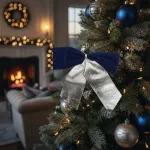 Adorno Colgante Navidad Moño Para Decoración Navideño X2u