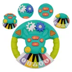 Volante Musical Didactico Con Luces Juguete Para Bebes 