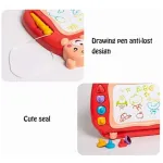 Pizarron Magico Tablero Magnetico De Dibujo Pizarra Niños Color Blanco