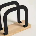 Servilletero De Metal Con Base De Madera Cocina Bar