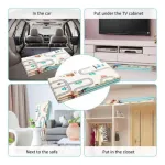 Alfombra Antigolpes Plegable Bebes Reversible 180x200cm