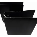 Carpetas N3 Escolares Numero 3 Fibra Negra X5 Unidades