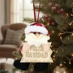 Adornos Navideños Colgante De Paño Decoración Navidad 15cm