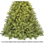Arbol De Navidad Ciprés 2,10m Tope De Gama Ultra Frondoso