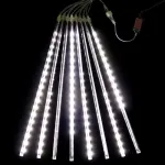 Luces Led Lluvia Meteoro 3mt X8 Tubos 220v Interconectable