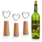 Tira De Luces Alambre Led 3 Mts Corcho Botella Decoracion