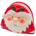 Servilletero Ceramica Navideño Porta Servilleta Papa Noel