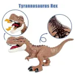 Muñeco Dinosaurio T-rex Juguete Articulado Con Luz Y Sonido