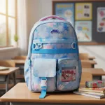 Mochila Escolar Colegio Infantil Nena Kawaii Reforzada