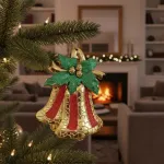 Campanas Navidad 24cm Decoracion Navideña Adornos Para Arbol