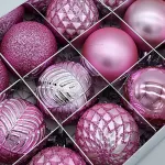 Navidad Adornos Bolas Navideñas Decoradas 6cm X12 Piezas