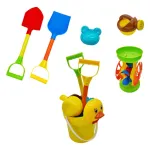 Set Balde De Playa Juguete Para Arena Palas Molino Molde