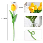 Tulipan Artificial Flores Artificiales Decoracion Ramo X10
