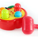 Juego Encastre Didáctico Bebe Expreso Polar Rojo 6-12 Meses