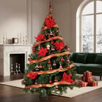 Arbolito Navidad Montañes Deluxe 2,10mts Con Adornos Kit X72