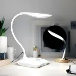 Lampara De Mesa Usb Velador Escritorio Luz Led Blanca