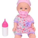 Bebe Bebote Con Sonidos Y Accesorios Muñeca Rie Y Habla
