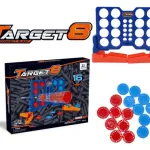 Objetivos Tablero Para Pistola De Dardos Para Disparar Color Azul