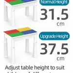 Mesa Didactica De Construccion Con Bloques Y Silla 102 Pzs
