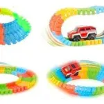 Pista Luminosa Flexible 56 Piezas 1 Auto Luminoso Color