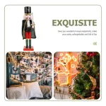 Cascanueces Soldado 38 Cm De Madera Adorno Navideño