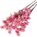 Flores Artificiales Ramo Vara Cerezos Decoracion Pack X4