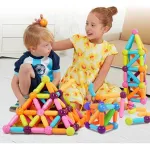 Juego De Bloques Magnéticos Para Armar X42 Piezas Educativo Didáctico Infantil Con Barras Y Esferas Imanes 3d Construcción Creativa Regalo Niños Y Niñas Levys Bazar