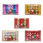 Bolas De Navidad 4cm Valija Adornos Colgante Navideño X24