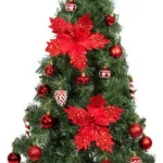 Arbol Navidad Tronador Slim Verde 1,20mt + Kit Decoracion