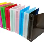 Carpeta Escolar Transparente Numero 3 Avios Colores N3