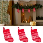 Botas Navideñas Tejidas Decoracion Navidad Adorno X1