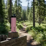 Botella De Acero Inoxidable 750ml A Rosca Con Pico Y Manija