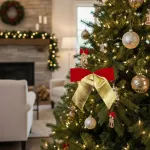 Adorno Colgante Navidad Moño Para Decoración Navideño X2u