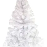 Árbol De Navidad Tradicional Expreso Polar Tronador De Lujo De 150cm Blanco