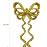 Adorno Navideño Colgante Moño X2 Decoración Navidad