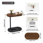 Mesa Auxiliar Arrime Moderna Apoyo Sofa Sillón Mesa 60cm