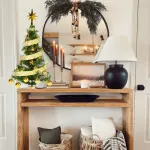 Arbol De Navidad 80cm Con Adornos 30 Piezas Oro Cybermonday