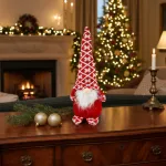 Muñeco De Navidad Gnomo Adorno Navideño Decoración 24cm