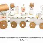 Tren De Madera Decoracion Navideña Adornos Navidad